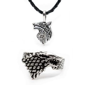 Ensemble de Bijoux Viking - Loup - Pack