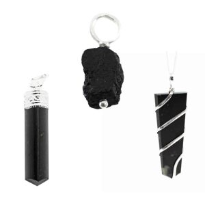 Ensemble de Pendentifs Tourmaline Noire Populaire - Lot