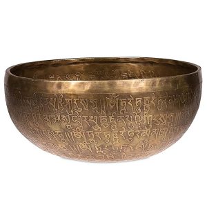 Bol chantant en bronze de Tara Blanche Bouddha - 2150-2350 g