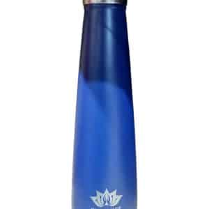 Om Namaste RVS Bouteille Isotherme Thermos Tasse Thermos Bouteille Bleu Foncé Mat