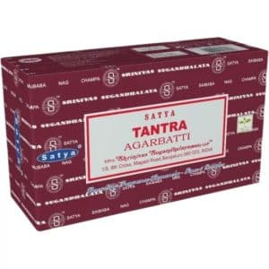 Satya Tantra Encens Boîte de 12 Petits Paquets de 15 grammes