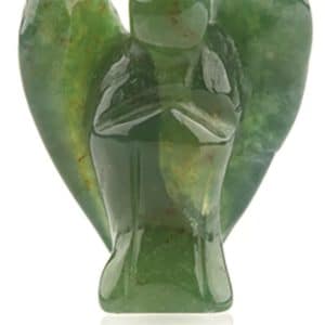 Statue d'Ange en Agate Mousse 20 mm