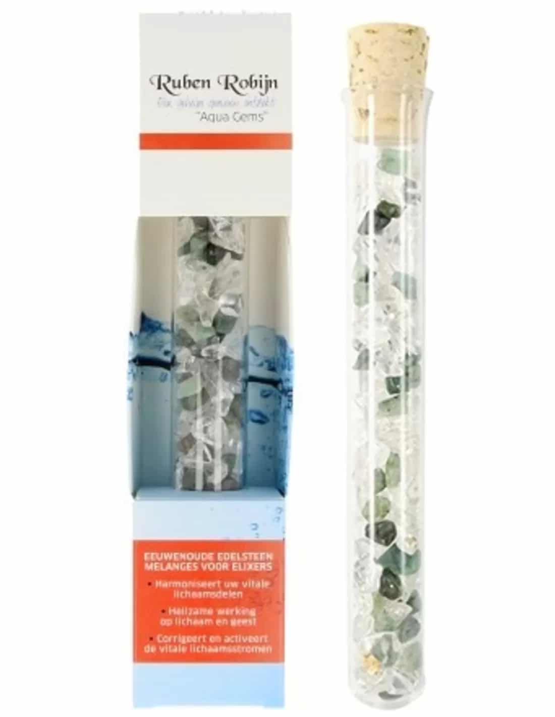 Orientation Croissance Mur de Gemmes Aqua Gemmes Émeraude Cristal de Roche Taille L