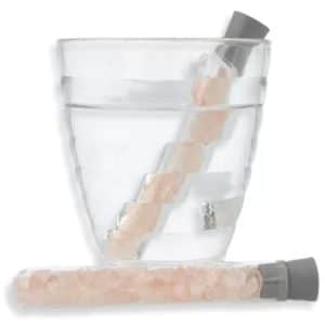 Baguette d'Eau en Quartz Rose - Amour Harmonie Créativité - Tube Simple Pierres