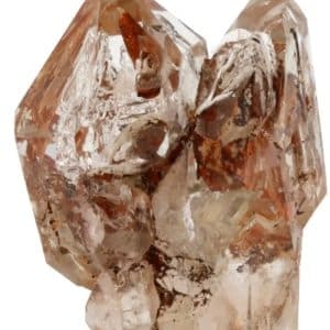 Pointe de pierre précieuse unique en quartz rouge de fenêtre Afghanistan 40-60 grammes