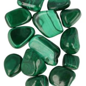 Malachite Pierres Roulées 250 Grammes Congo 11-15 Pièces