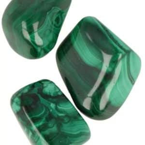 Malachite Pierre Précieuse Galets Congo Trio