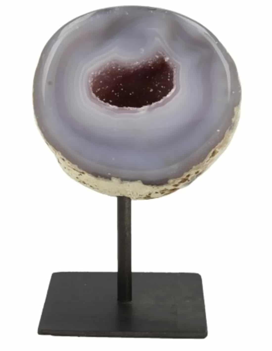 Agate Nature sur Support Pièce Unique Brésil Poids 0,5 kg