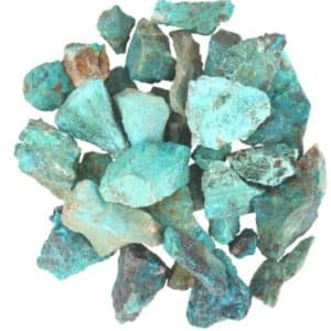 Chrysocolle A Qualité Morceaux Bruts 250g Sachet 1-4 cm