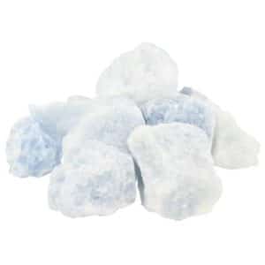 Morceaux de Calcite Bleue 250 grammes de Madagascar