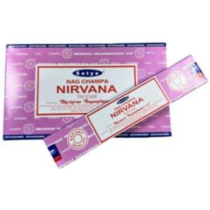 Satya Nirvana encens 12 paquets 15 grammes par paquet