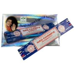 Satya Nag Champa Encens 15 Grammes Boîte avec 12 Paquets