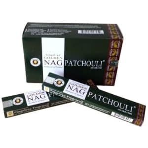 Vijayshree Golden NAG Patchouli Bâtonnets d'encens Aromathérapie Relaxation