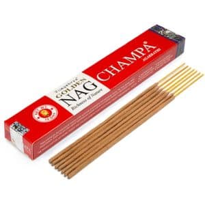 Emballage Golden Nag Champa avec environ 15 bâtonnets