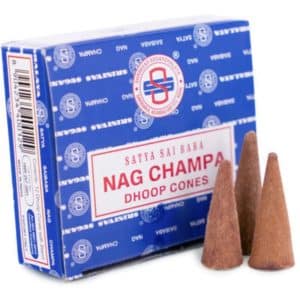 Encens Nag Champa original mondialement populaire 10 cônes par boîte