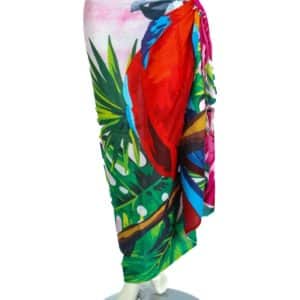 Magnifique Sarong Balinais Pareo polyvalent couleurs batik Rayon