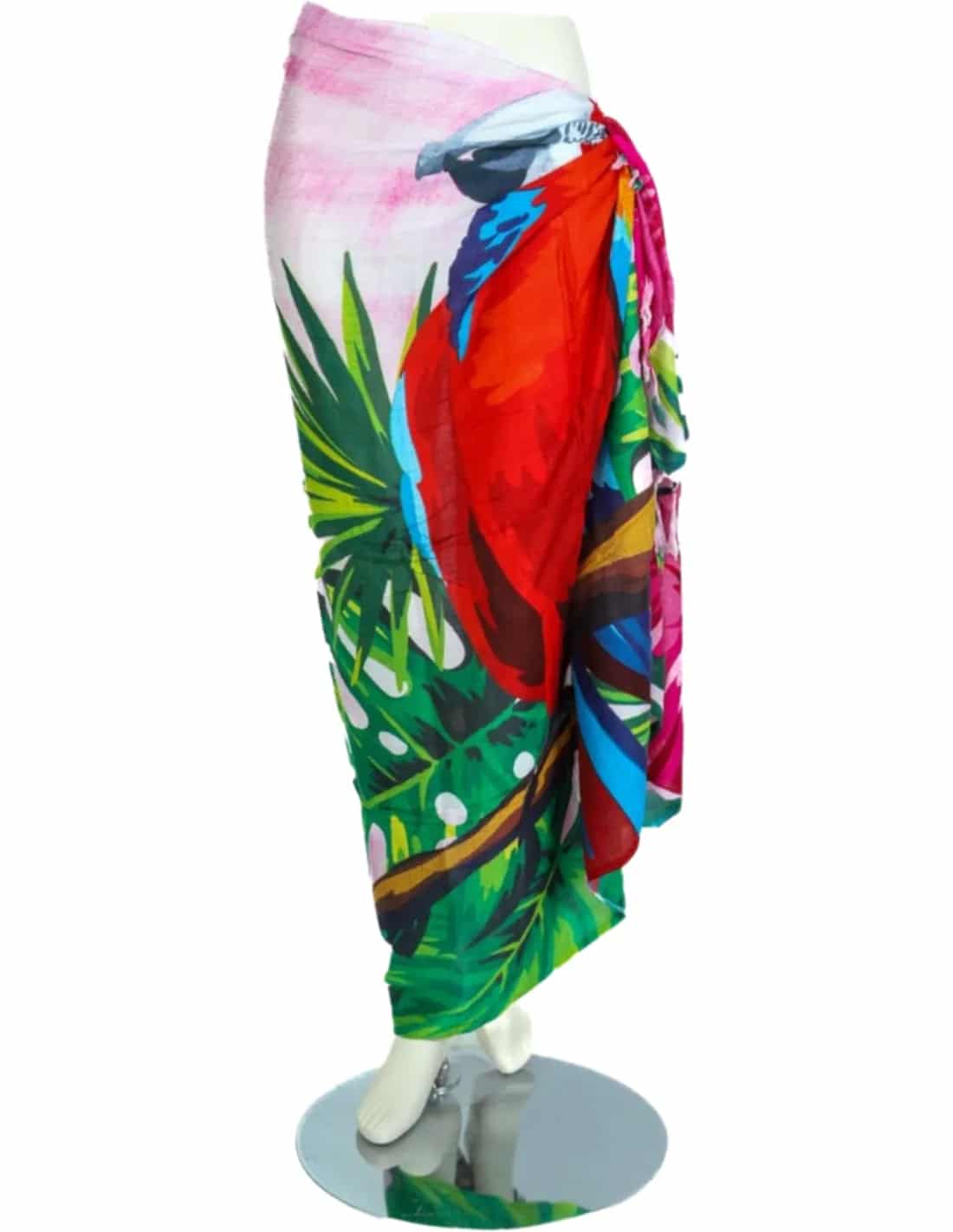 Magnifique Sarong Balinais Pareo polyvalent couleurs batik Rayon