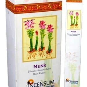 Encens Musk avec des racines de Curcuma Musk de la forêt tropicale du sud de l'Inde