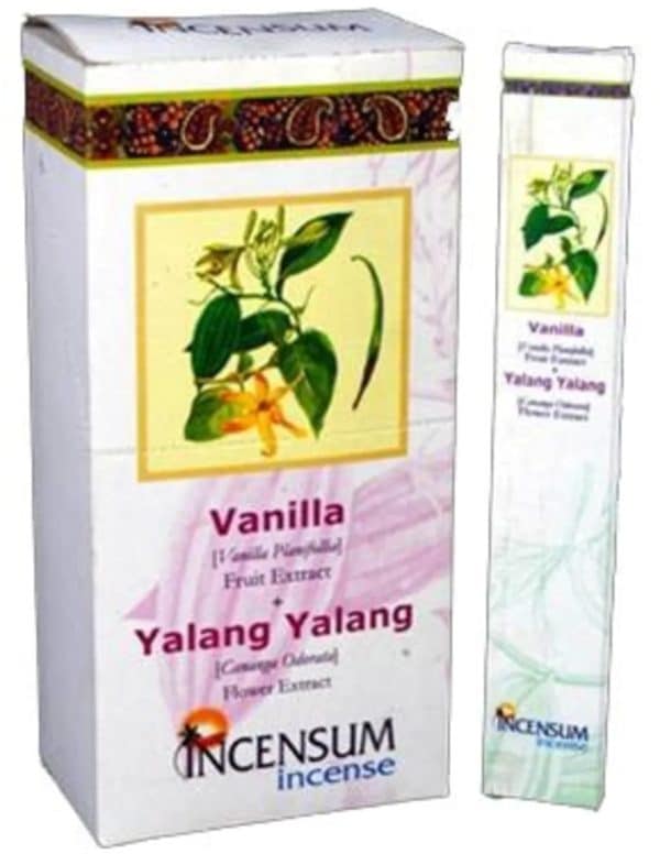 Encens Wierook Pure Vanille Huiles Essentielles Kerala Sud-Inde 10 Bâtonnets