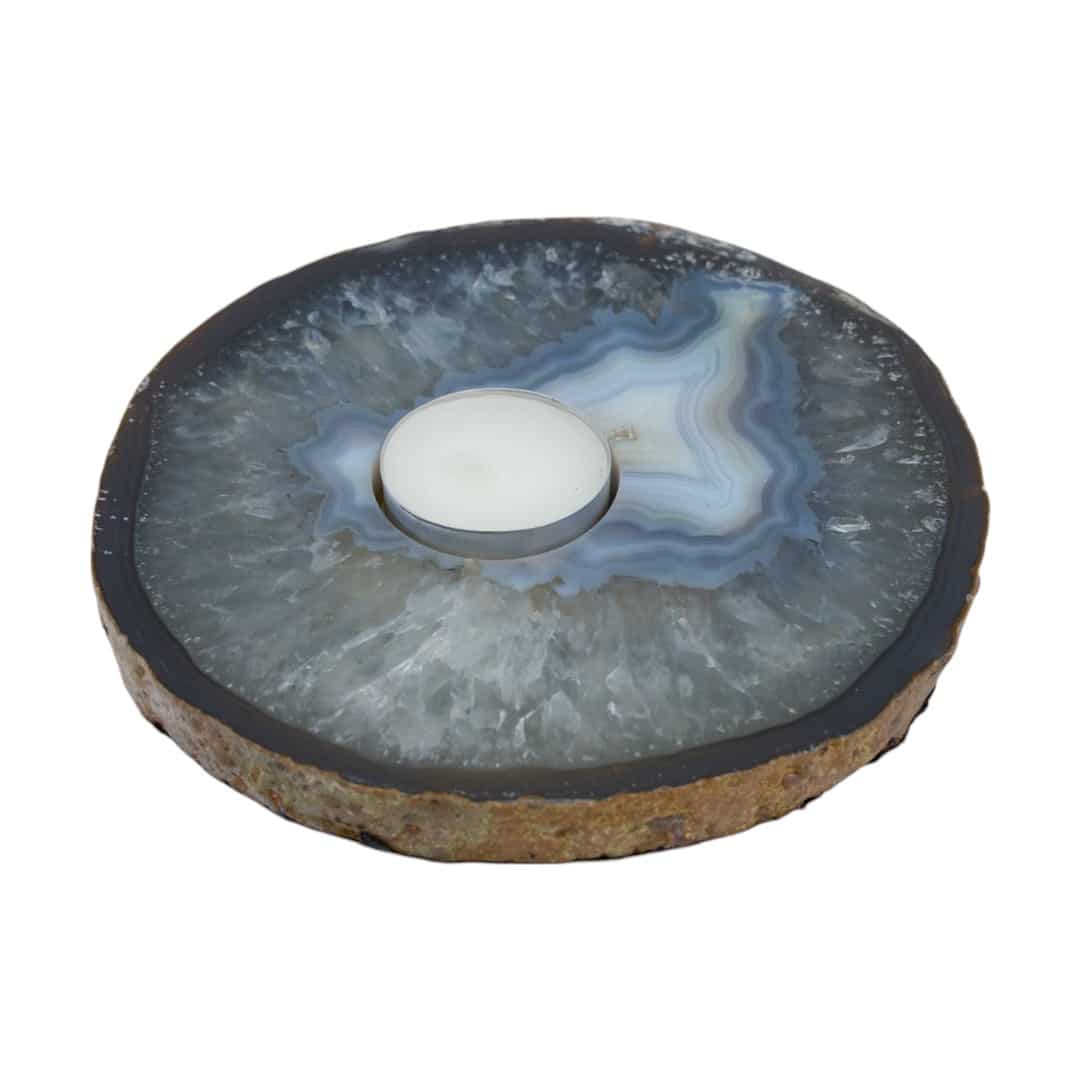 Porte-Bougie Agate ( >1000 grammes)